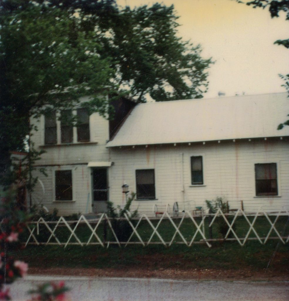 The house before siding Wilson Family Album